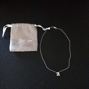 Alex Woo Little Letters Necklace Silver